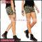 High Quality New Design Military Bodycorn Women Shorts Wholesale Camo Print Custom Lady Pants