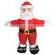 Hot sale giant inflatable christmas gift Santa Claus for outdoor christmas decoration