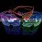 el glasses party light up shutter led el wire glasses