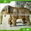 Realistic prehistoric artificial life size animal model for sale