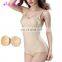 Wholesale Nude Padded Cups Flatten Tummy Compression Bodysuit Women