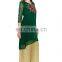 Woman ethnic 100% polyester georgette tunic with lining round neck