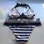 Blue Lady Lace Bow Bikini Swimwear