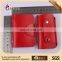 2015 hot selling cute card leather wallet travel passport wallet with multiple cards holder