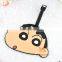Customized 3D cartoon soft rubber bag tag/ pvc luggage tag