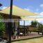 garden carport beige triangle sun shade sail