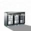 Stainless steel back bar bottle cooler