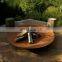Corten Steel Round fire pit 2mm thick
