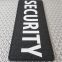 SECURITY large 10 x 4 inches velcro rubber PVC patch
