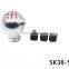 Car Refit general metal round gear shift knob manual gear shift lever handle aluminum alloy gear shift knob SK38