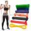 Custom Fitness Exercise Training Thick Latex Band Yoga Elastic Band Resistance Bands