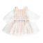 C1080 Own designer team and factory spring children girls' party wear dress