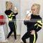 Two Piece Blank Crop Top Custom Logo Women Custom Custom Print Logo High Waist Long Sleeve Plain Sweat Suits