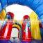 Super Hero Bouncing Castles Bouncer Kids Jump Inflatable Castle With Slide