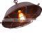 Old fashioned Decorative Iron Ceiling Pendant Lamp for bar cafe with edison bulb