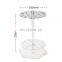 Rotatable Perspex Glass Circle Disc Test Tube Straw Rack