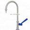 Guangzhou goosen long neck PP handle lab cold water faucet/ tap