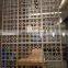 Golden Aluminium Privacy Screen Aluminium Decorative Screen for Restaurant Partition
