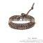 WBS2056 Latest custom rope simplel beaded bracelet crystal bracelet