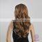 100% Japan's Hair Woman wig long Wave Brown synthetic Wig 2302