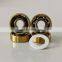 Good Performance Mixed Color Gold-RoseGold Titanium Single Row 608 Deep Groove Linear Ball Bearing