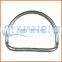 China supplier metal welded d ring for belt