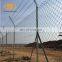 High tensile kink chain link wire mesh fence panels