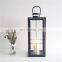 Hanging Lantern Outdoor Factory Wholesale Metal Lantern Glass Wrought Iron Candle Holder