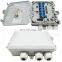 Ftth 12 Core Fiber Terminal Box 250mm*200mm*90mm Gray 12 Fiber 12 port Distribution Box