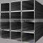 ASTM A500 Black steel hollow section ms square tube shs carbon steel, cold formed welded