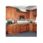 Cheap teak  wooden  kitchen cabinet with overhead cupboard