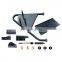 tire carrier for Defender with steel, texture black