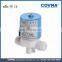 COVNA 6MM Port Size DC24V PP Food Grade Mini Water Solenoid Valve