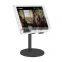 Desktop stand portable silicone cell phone aluminium desk phone holder