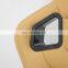 Adjustable Racing Seat PVC Leather sports seat with single sliders