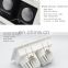 LED Square ceiling downlight COB 10W 20W 30W double head modular lighting system recessed led commercial indoor liner downlight