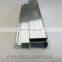 High Quality Aluminum U Channel u Slot Profile For Shower Room Toilet Partition Glass Doors