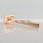 Mans delicacy thin classic  retro rose gold metal  straight brass  shaving double edge safety razor