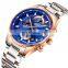 NIBOSI Blue Watch Men Fashion Sport Quartz Clock Mens Watches Top Brand Luxury Chronograph Waterproof Watch Relogio Mascu