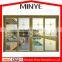 Soundproof double glass aluminium sliding door pictures , aluminum sliding door for living room , glass sliding door price