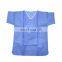 Customized Short Sleeve Disposable Patient hospital Gown