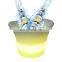 Rechargeable Light Up Cocktail Beer Holder LED Ice Bucket Remote Control Ice Bucket & Chiller