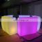 LED circle bar table counter for event  rental commercial Rechargeable Battery Power Colors Changing Illuminated LED Bar Counter