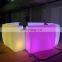 LED circle bar table counter for event  rental commercial Rechargeable Battery Power Colors Changing Illuminated LED Bar Counter