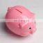 Cute Design Piggy Bank Pink Plastic