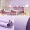 Vinyl Decorative Stickers Waterproof Wallpaper Self Adhesive Solid Color Plain Sticker for Bedroom Living Room Renovation Paster
