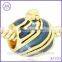 handmade enameled metal corner bead for Jewelry