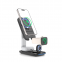 15W 3 in 1Foldable Portable Fast Wireless Charging Station Dock Magnetic Phone Qi wireless charging stand 15w wireless charger