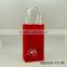 metal holiday ornament red flocking handbag candle holder art