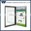 Outdoor metal Hinged sign frames, lockable aluminum outdoor sign frames